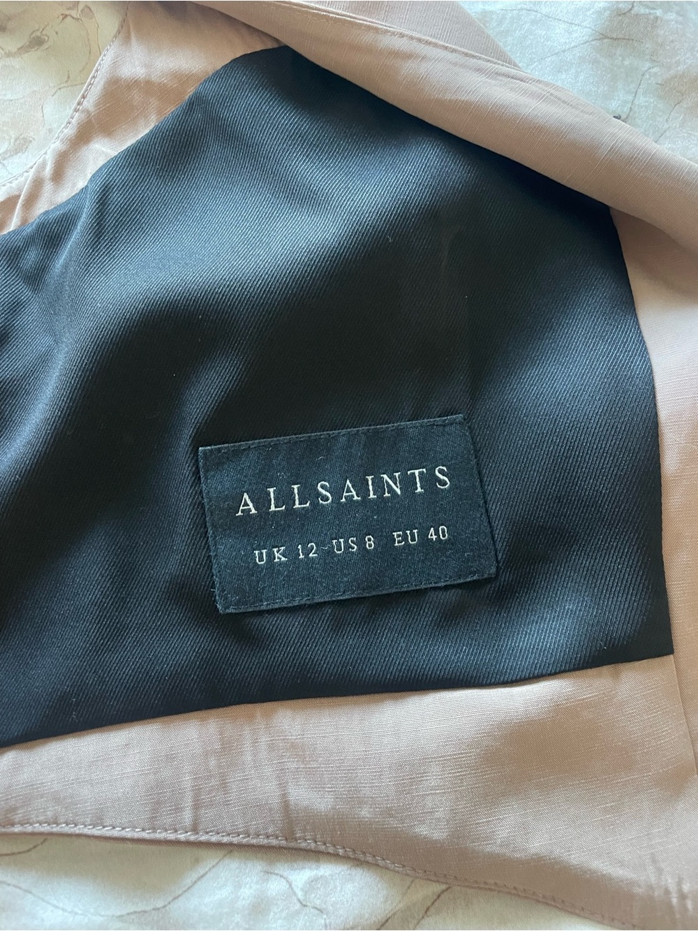 All Saints Deri Lyn Vest. Taupe Brown. Size 8. NWOT - Picture 2 of 3